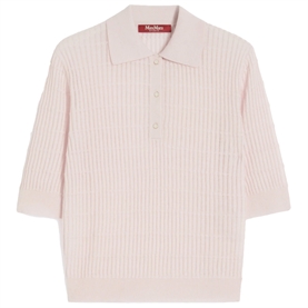 Max Mara Studio MSTGALLO Polo T-Shirt, Pink
